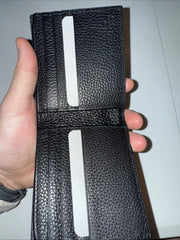 Gucci Jumbo GG Black Italian Leather Bi-Fold Wallet – New Authentic Designer Wallet | 70% OFF + Free 3–5 Day USA Shipping