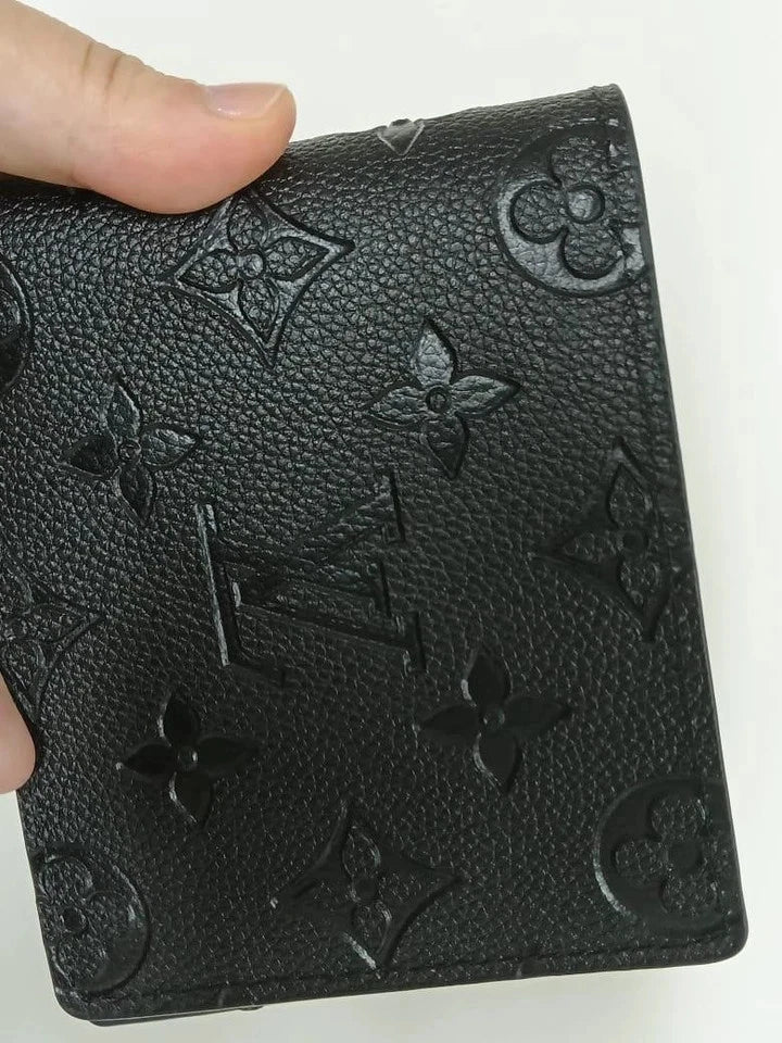 Louis Vuitton Men’s Monogram Macassar Canvas Wallet – Authentic Black Designer Luxury Bi-Fold | Free 3–5 Day USA Shipping