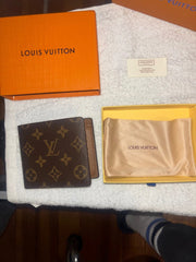 Louis Vuitton Brown Monogram Bifold Wallet for Men – Authentic Classic Designer Luxury | Free 3–5 Day USA Shipping