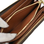 Load image into Gallery viewer, Louis Vuitton Long Zippy Wallet Monogram Leather Brown – Made in France Authentic Luxury Organizer | Free 3–5 Day USA Shipping