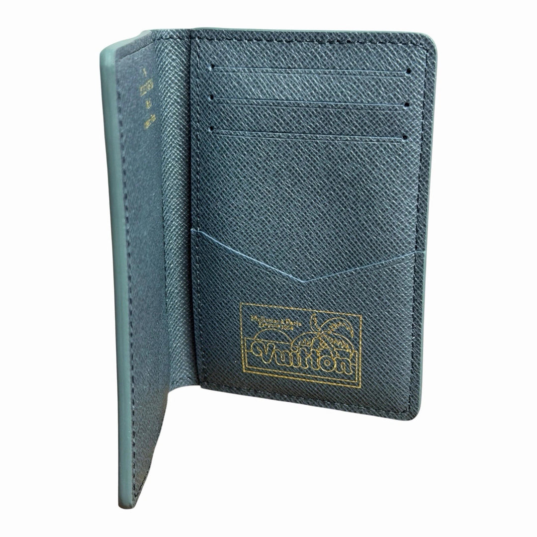 NEW Louis Vuitton Pocket Organizer Monogram Surfin’ Blue Bifold Wallet – Limited Edition Designer Luxury | Free 3–5 Day USA Shipping