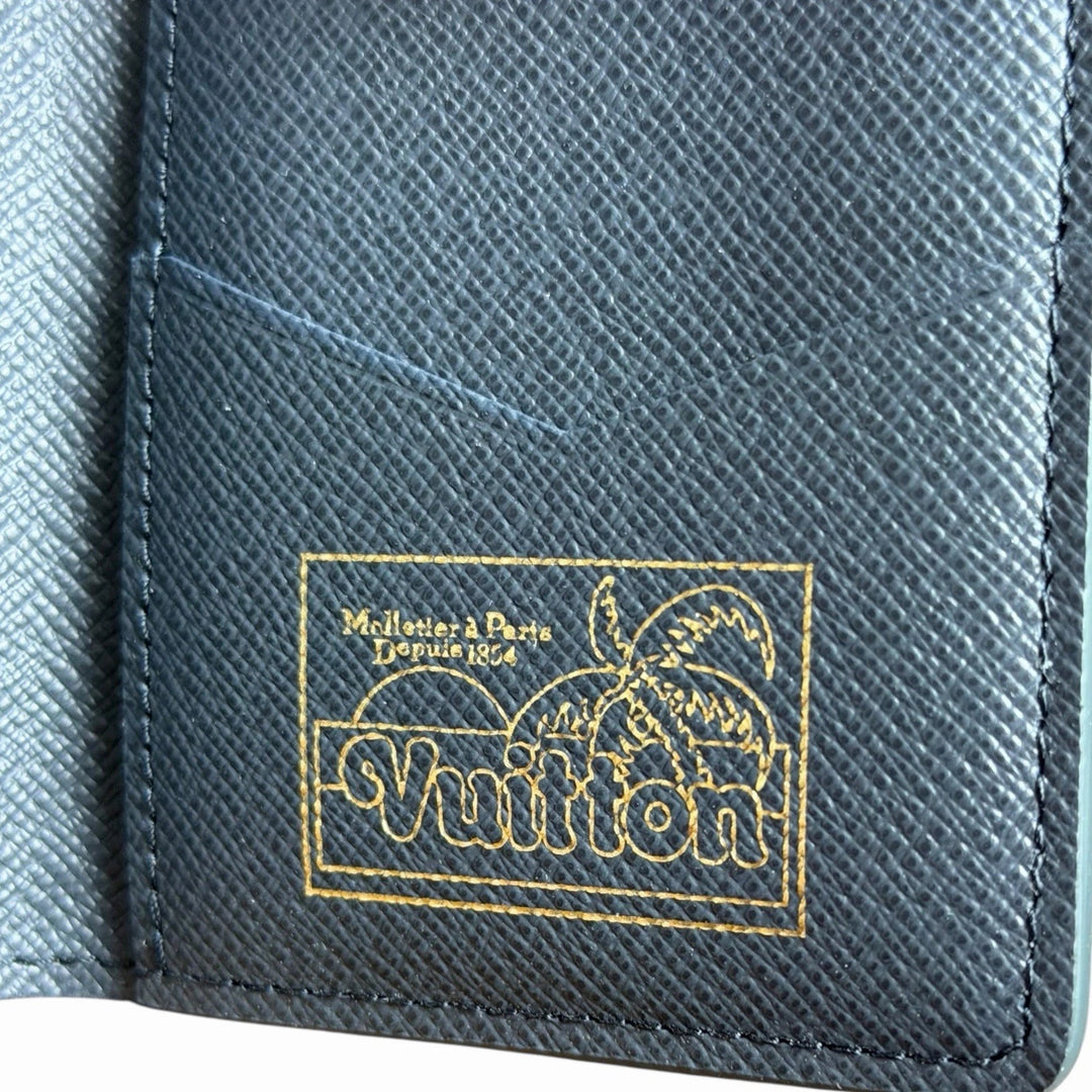 NEW Louis Vuitton Pocket Organizer Monogram Surfin’ Blue Bifold Wallet – Limited Edition Designer Luxury | Free 3–5 Day USA Shipping