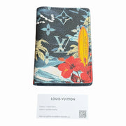 NEW Louis Vuitton Pocket Organizer Monogram Surfin’ Blue Bifold Wallet – Limited Edition Designer Luxury | Free 3–5 Day USA Shipping