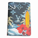 Load image into Gallery viewer, NEW Louis Vuitton Pocket Organizer Monogram Surfin’ Blue Bifold Wallet – Limited Edition Designer Luxury | Free 3–5 Day USA Shipping