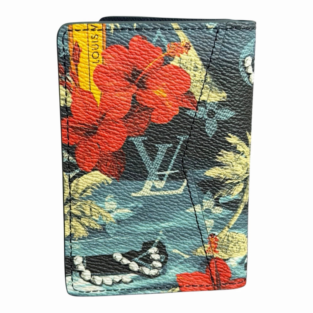 NEW Louis Vuitton Pocket Organizer Monogram Surfin’ Blue Bifold Wallet – Limited Edition Designer Luxury | Free 3–5 Day USA Shipping