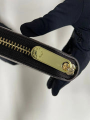 Louis Vuitton Damier Ebene Zippy Zip Around Long Wallet – Authentic Brown Designer Luxury Purse | Free 3–5 Day USA Shipping