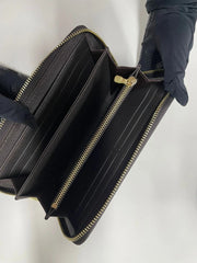 Louis Vuitton Damier Ebene Zippy Zip Around Long Wallet – Authentic Brown Designer Luxury Purse | Free 3–5 Day USA Shipping