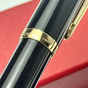 Cartier Black & Gold Composite Executive Rollerball Pen – Rare AD VIP Gift Luxury Writing Instrument | Free 3–5 Day USA Shipping
