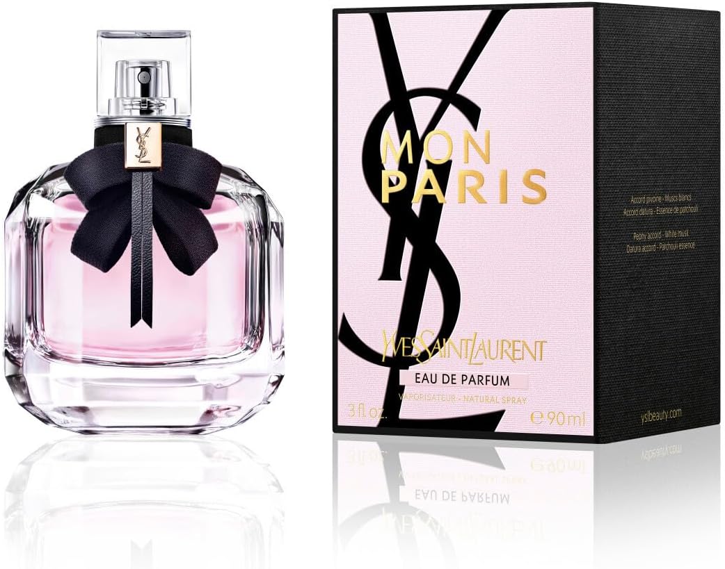 YSL Mon Paris Eau de Parfum 90 ml | Romantic Fruity-Floral Scent | Authentic Designer Perfume Free 3-days Fast USA Delivery