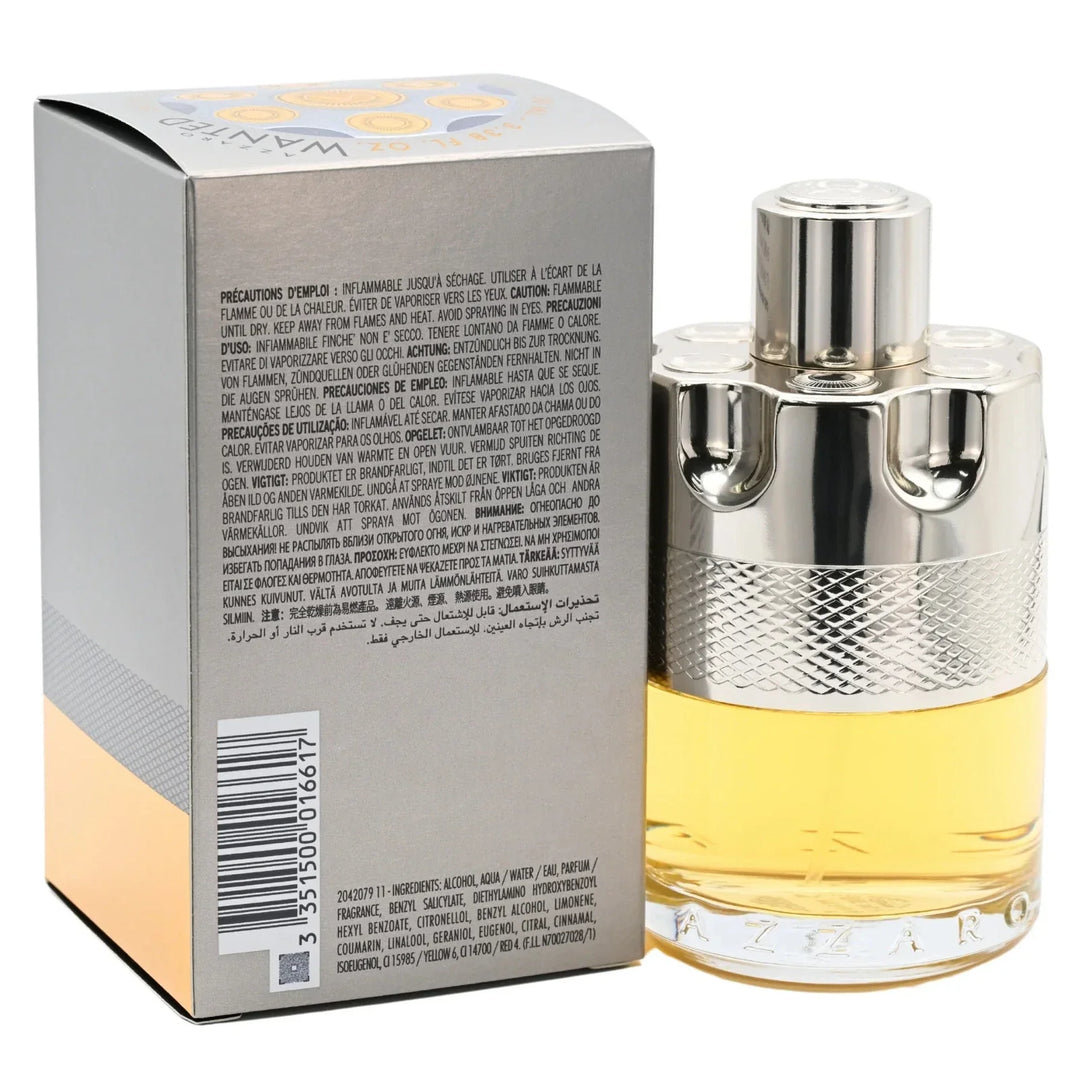 Azzaro Wanted EDT 3.38 oz / 3.4 oz for Men – New in Box, Free USA Shipping, 3-Day Delivery